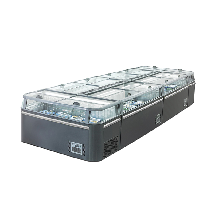 Glass Door Island Freezer LYCASTE-185 Head